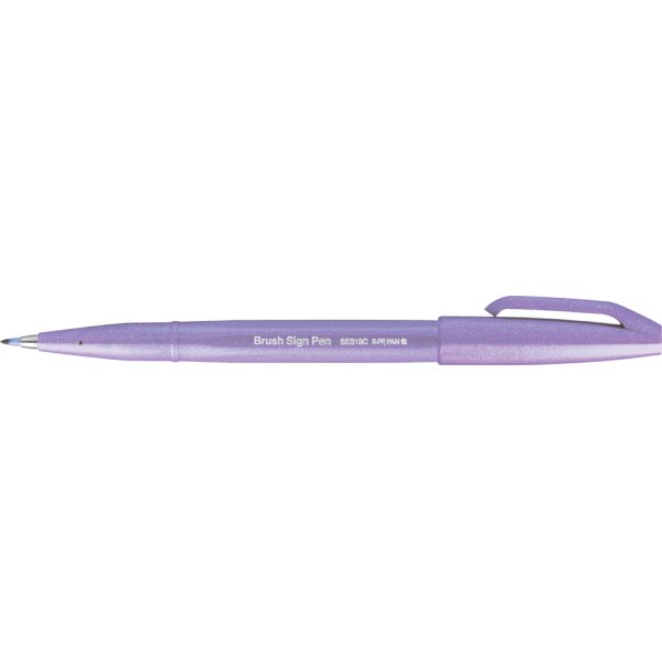 PentelArts Stylo feutre Brush Sign Pen SES 15, violet