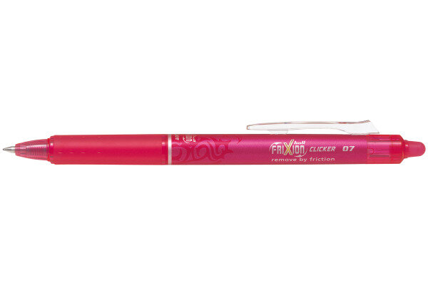 PILOT Frixion Clicker 0.7mm BLRTFR7P pink, nachfüllbar, radierbar