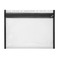 ELCO Reissverschlusstasche Velobag 74800.20 schwarz, A4...