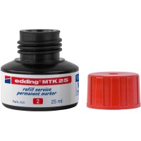 EDDING Encre 25ml MTK-25-2 rouge