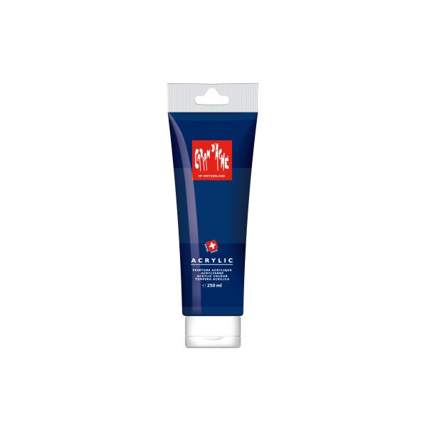 CARAN DACHE Couleur acrylique 250ml 2810.149 bleu nuit