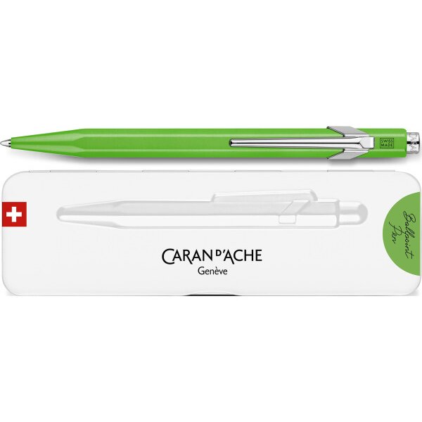 CARAN DACHE Kugelschreiber 849 Pop Line 849.730 grün, mit Metalletui