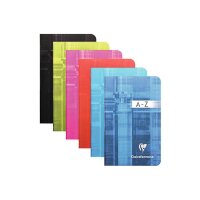 CLAIREFONTAINE Cahier 9x14cm 3599 A-Z 48 feuilles