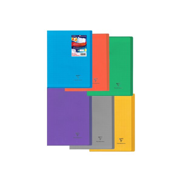 CLAIREFONTAINE Kover Book Cahier 24x32cm 981401 seyes 48 feuilles