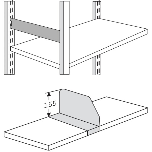 kerkmann Rayonnage de base Progress 500, (H)2.250 mm