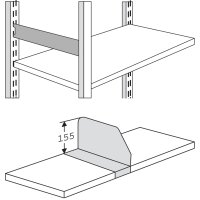 kerkmann Rayonnage de base Progress 500, (H)2.250 mm