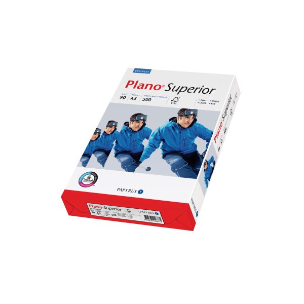 PLANO SUPERIOR Kopierpapier A3 88026783 90g, weiss 500 Blatt