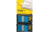 POST-IT Index 2-set 25,4x43,2mm 680-B2 bleu 2x50 pcs.