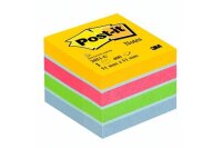 POST-IT Würfel Mini 51x51mm 2051-U 4-farbig 4x100 Blatt