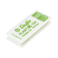 LÄUFER Radierer Plast X-124 01240 transparent 46x20x9mm