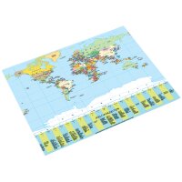 Läufer Schreibunterlage Welt politisch, 400 x 530 mm