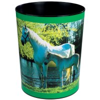 Läufer Corbeille à papier cheval et poulain...