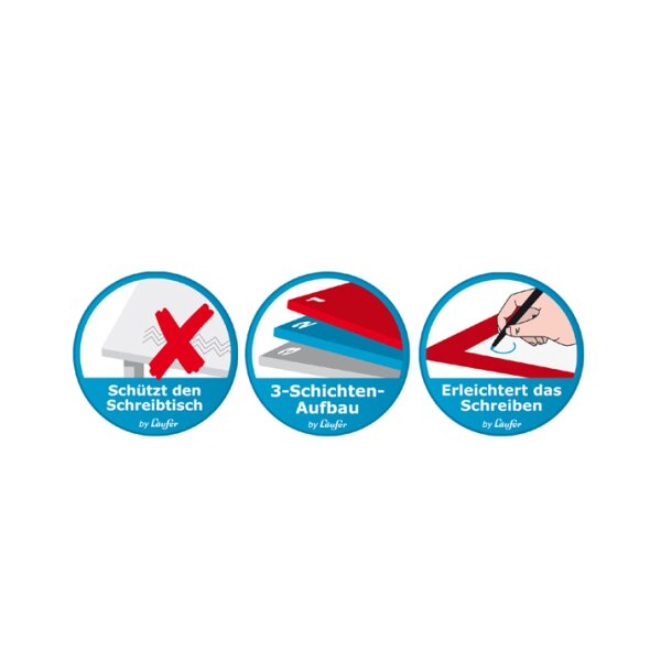 Läufer Schreibunterlage DURELLA Flexoplan DS, blau