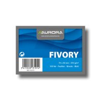 AURORA Karteikarten blanko A8 40010 weiss 100 Stück