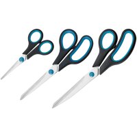 WESTCOTT Ciseaux Easy Grip, lot de 3