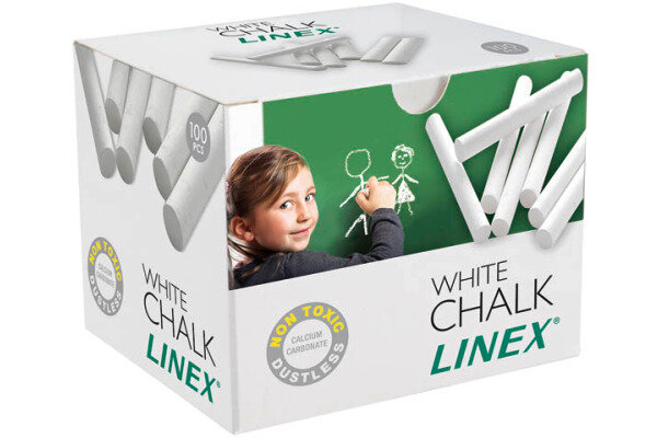 LINEX Craie 474000L blanc 100 pcs.