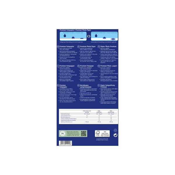 AVERY ZWECKFORM Superior InkJet Photo Paper A4 2556-20 250g 20 Blatt