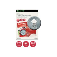 LEITZ Laminiertasche A4 74830000 glanz, 175my 100 Stück