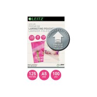 LEITZ Laminiertasche A5 74930000 glanz, 125my 100 Stk
