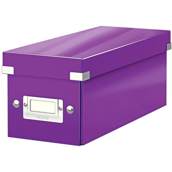 LEITZ Boîte de rangement pour CD Click & Store WOW, noir