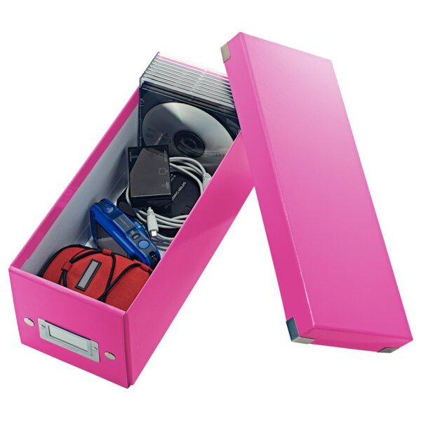 LEITZ Boîte de rangement pour CD Click & Store WOW, noir