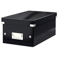 LEITZ DVD-Ablagebox Click & Store WOW, schwarz