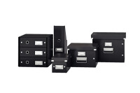 LEITZ Click&Store WOW Ablagebox M 60440095 schwarz 22x16x28.2cm
