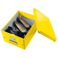 LEITZ Ablagebox Click & Store WOW, DIN A4, schwarz