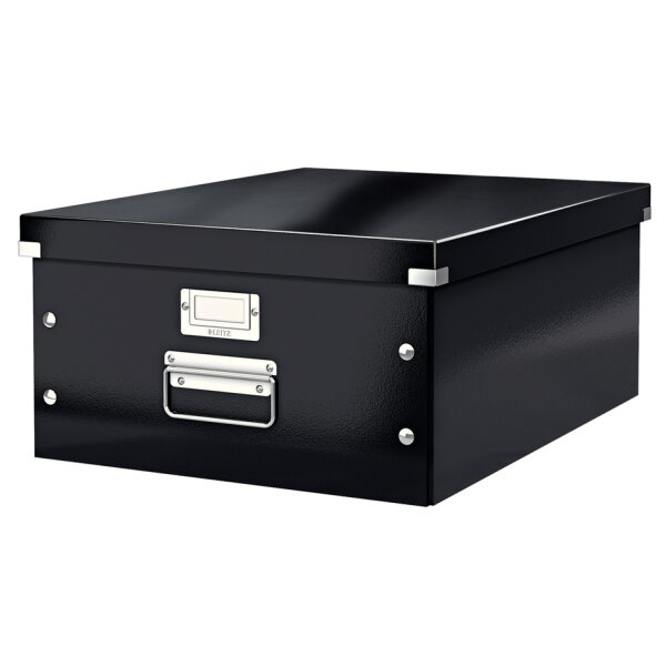 LEITZ Boîte de rangement Click & Store WOW, A3, noir