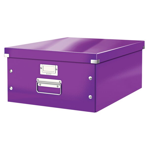 LEITZ Boîte de rangement Click & Store WOW, A3, noir