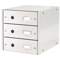 LEITZ Schubladenbox Click & Store WOW, 3 Schübe,...