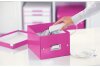LEITZ Click&Store WOW Box S 60430023 pink 22x16x28.2cm
