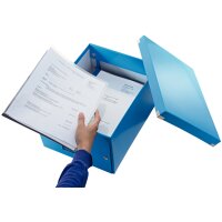 LEITZ Ablagebox Click & Store WOW, DIN A4, blau