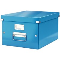 LEITZ Ablagebox Click & Store WOW, DIN A4, blau