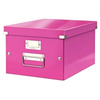 LEITZ Ablagebox Click & Store WOW, DIN A4, pink