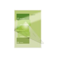 LEITZ Pochettes à plastifier A4 16917 brillant, 80my 25 pièces