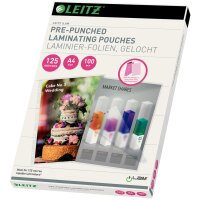LEITZ Pochette de plastification, A4, classement, 160