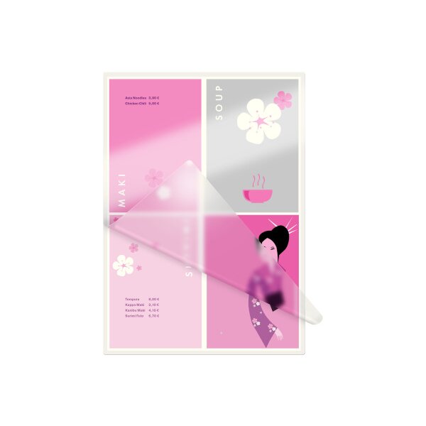 LEITZ Pochettes à plastifier A4 33835 brillant, 125my 25 pièces