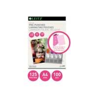 LEITZ Laminiertasche A4 33878 glanz, 125my 100 Stk
