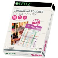 LEITZ Laminierfolientasche, DIN A3, glänzend, 350 mic