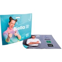 BIELLA Sachet en plastique 60x48cm 19995000U blanc