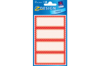 Z-DESIGN Sticker Home 59670 Rahmen rot 3 Stück