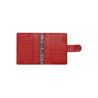 SUCCES Agenda Mini Ringbuch Cadiz 84136545U Leder rot...