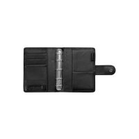 SUCCES Agenda Mini Ringbuch Nappa 84146102U schwarz...