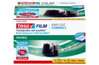 TESA Tischabroller Easy Cut Compact 538280000 inkl. 1 Rolle invis. 33mx19mm