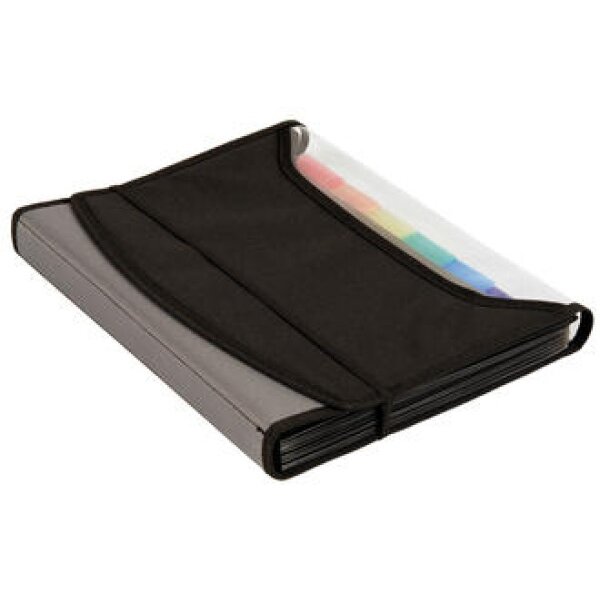 DUFCO Fächermappe SoftTouchNylon A4 51500.03823 schwarz 13 Fächer