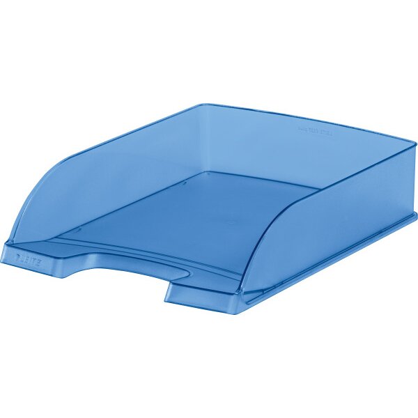 LEITZ Corbeille à courrier Plus A4 52270034 bleu gelée