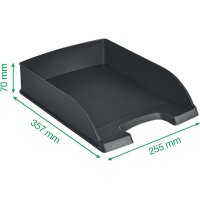 LEITZ Briefablage Plus A4 52270056 grün frost