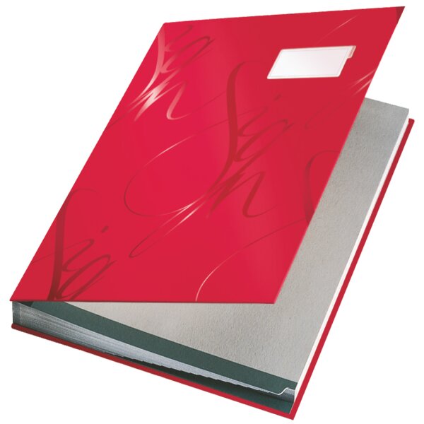 LEITZ Unterschriftenmappe Design, 18 Fächer, blau
