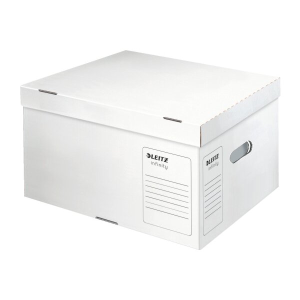 LEITZ Infinity Box mit Deckel L 61040000 weiss 420x350x265mm